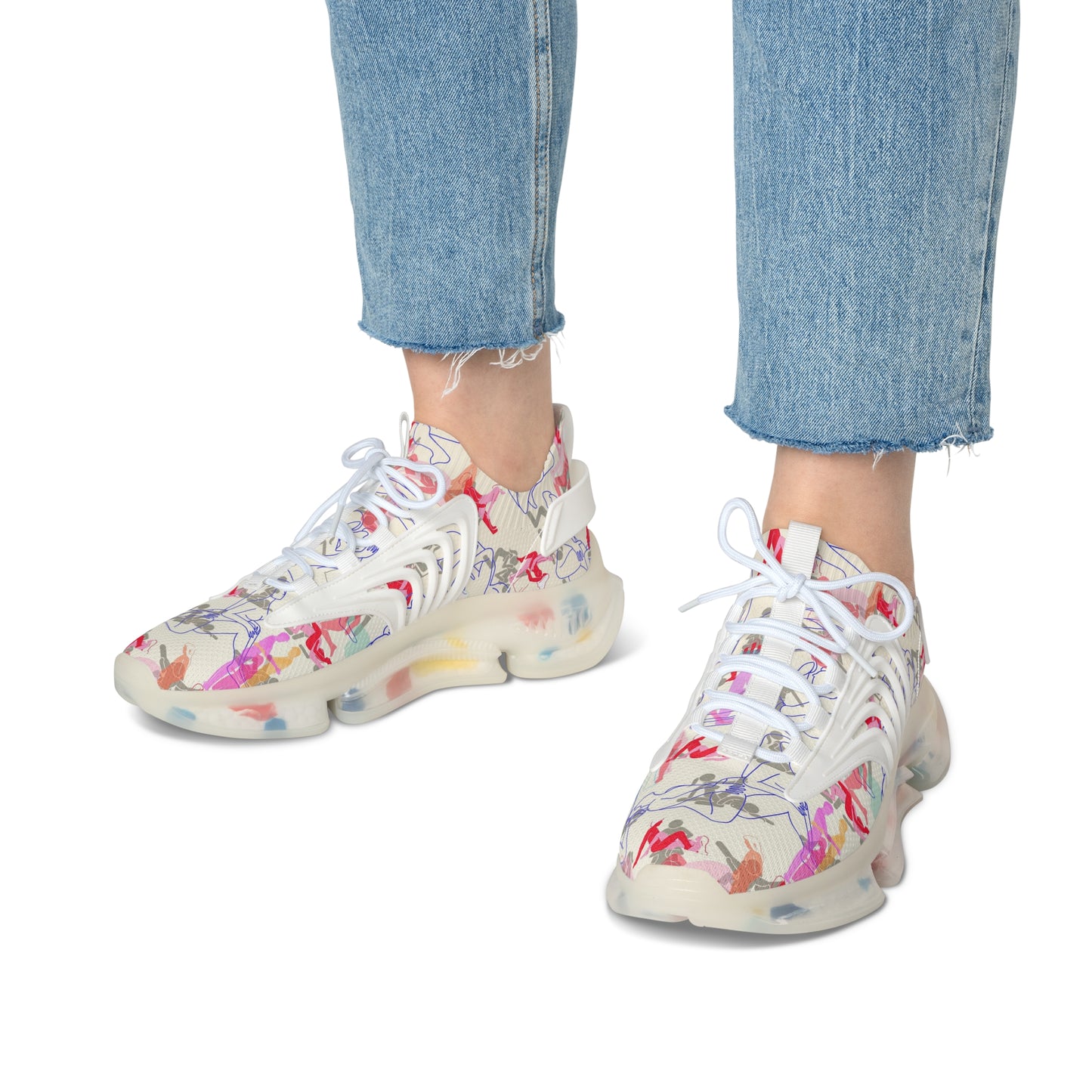 BISEXUAL ORGY Women's Mesh Sneakers