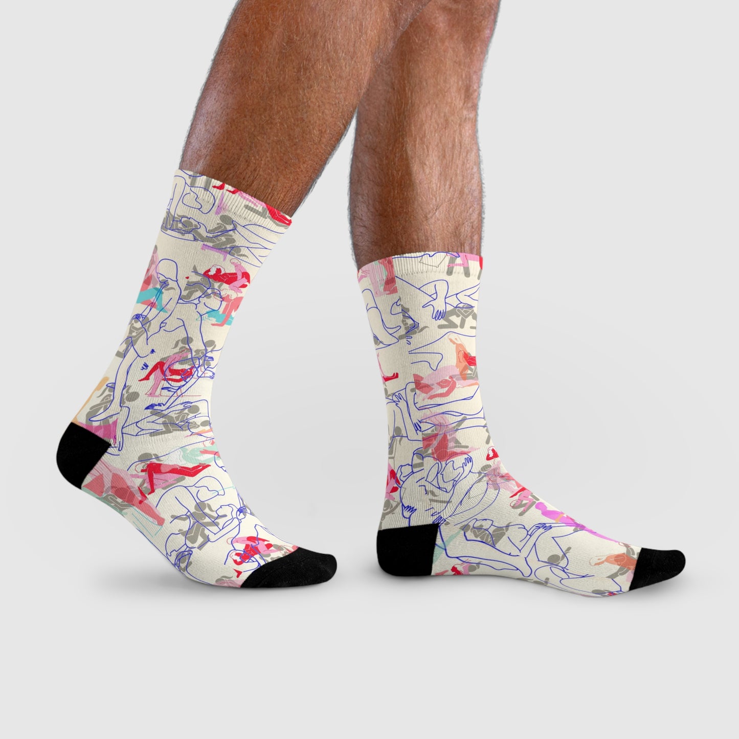 BISEXUAL ORGY Sublimation Crew Socks