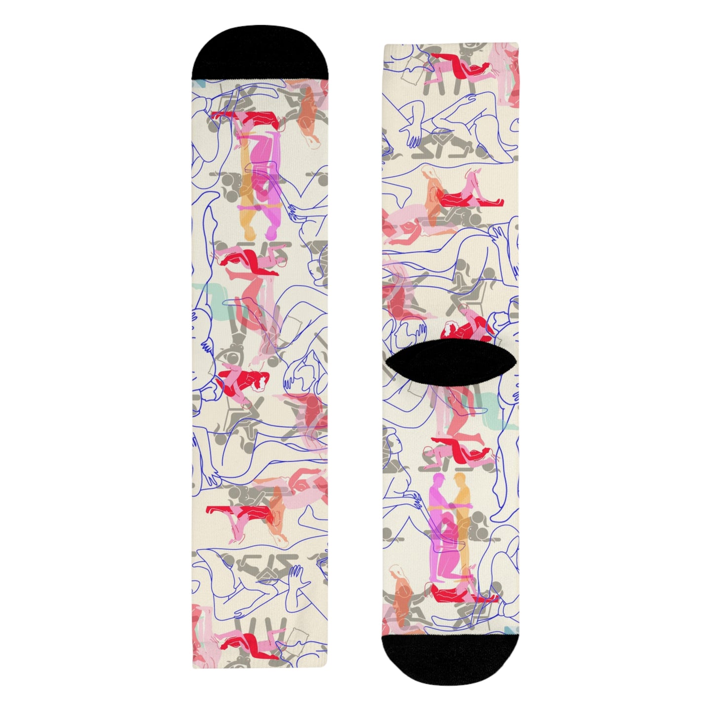 BISEXUAL ORGY Sublimation Crew Socks