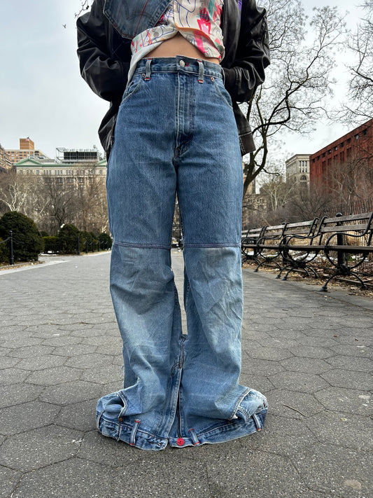 UPCYCLED Upsidedown Denim Jeans