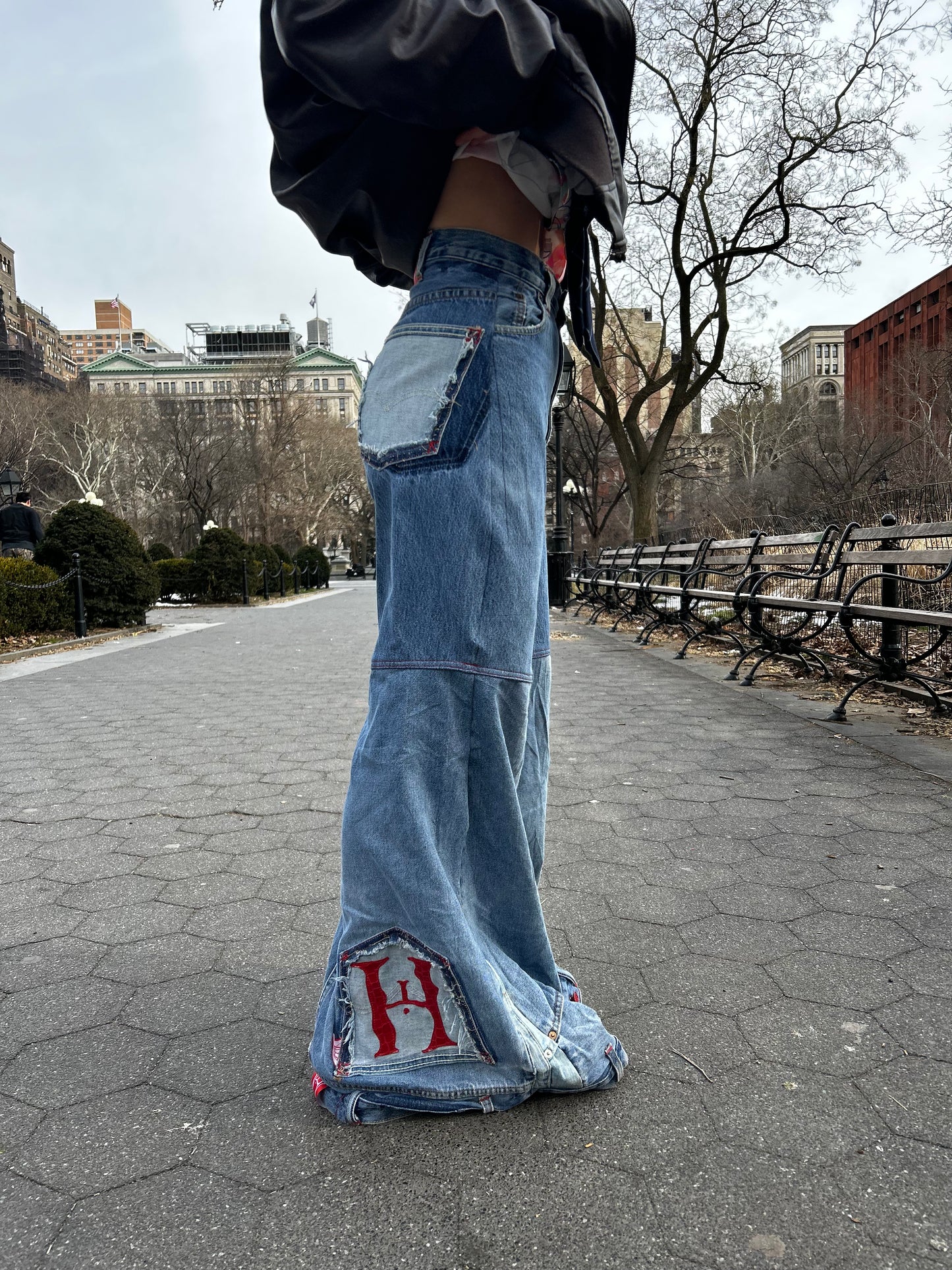 UPCYCLED Upsidedown Denim Jeans